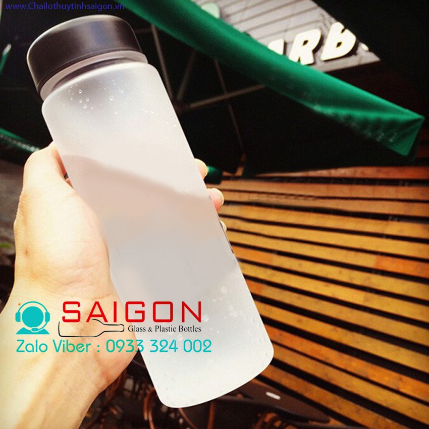 [HCM]Chai Thủy Tinh 420ml Nắp Nhựa