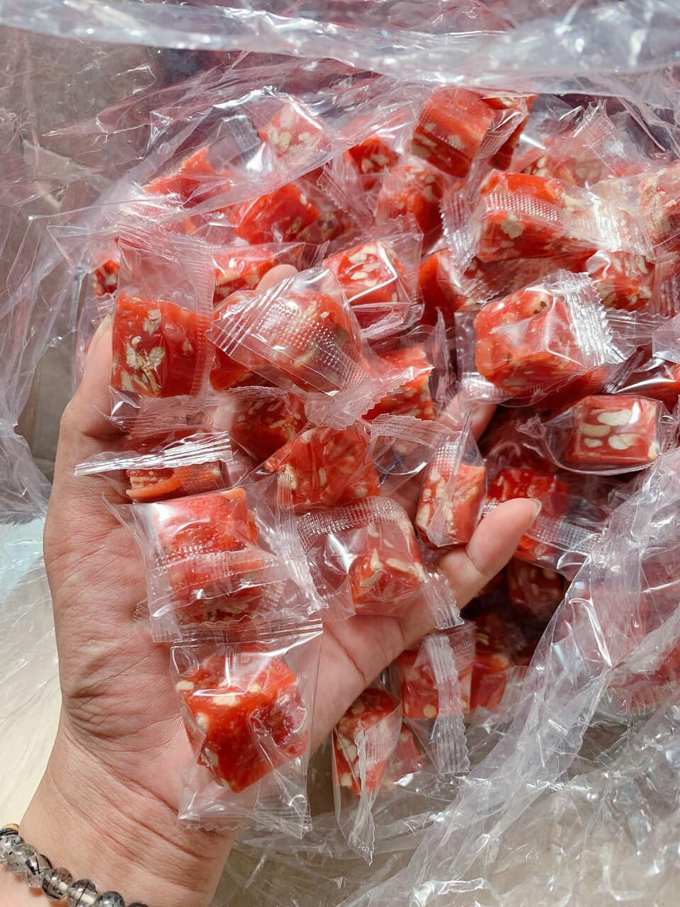 Mứt dâu viên sấy dẻo  ít ngọt 500g