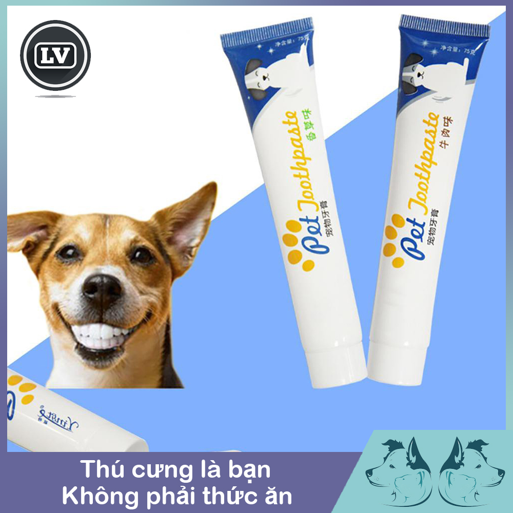 Bộ kem đánh răng Pet joothpaste Phụ Kiện Long Vũ