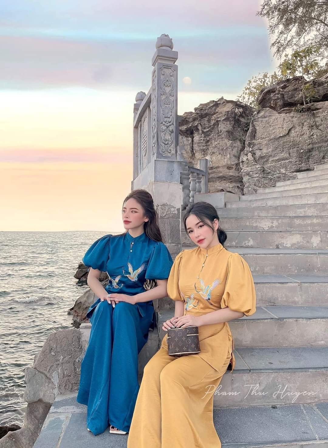 [HCM]SET ĐỒ LAM ĐI CHÙA THÊU HẠC
