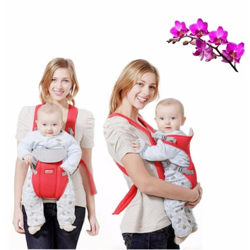 Địu em bé 4 tư thế Baby Carrier (Đỏ)