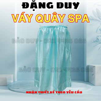 Váy Quây Spa | Chất Liệu Lụa Mát Sang Chảnh Nhiều Màu Để Chọn