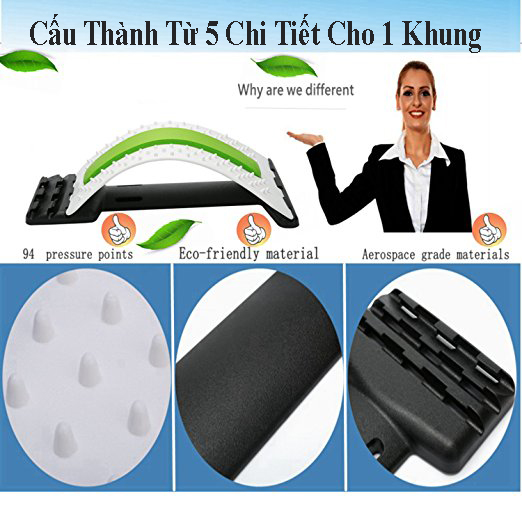 Khung nắn cột sống diện chẩn từ Neture Eco Hearth