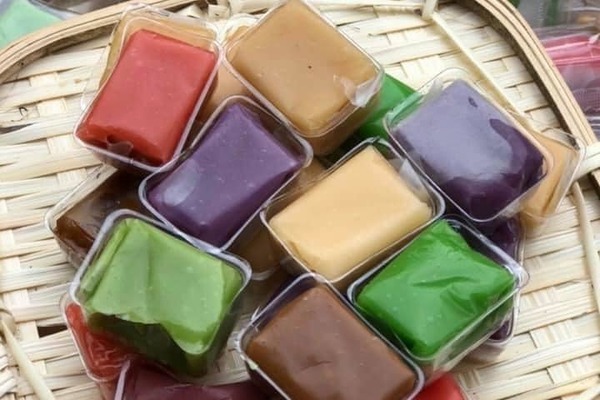 kẹo dừa mix nhiều màu 500g