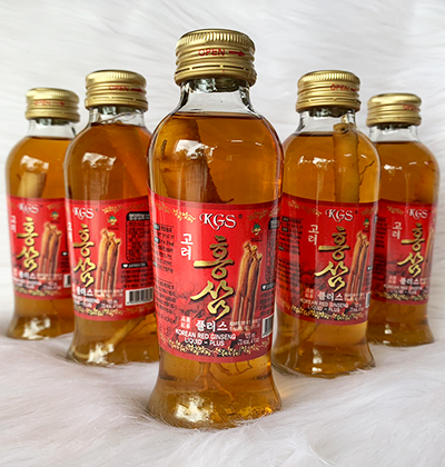 Nước hồng sâm có củ KGS Hàn Quốc 120ml cao cấp