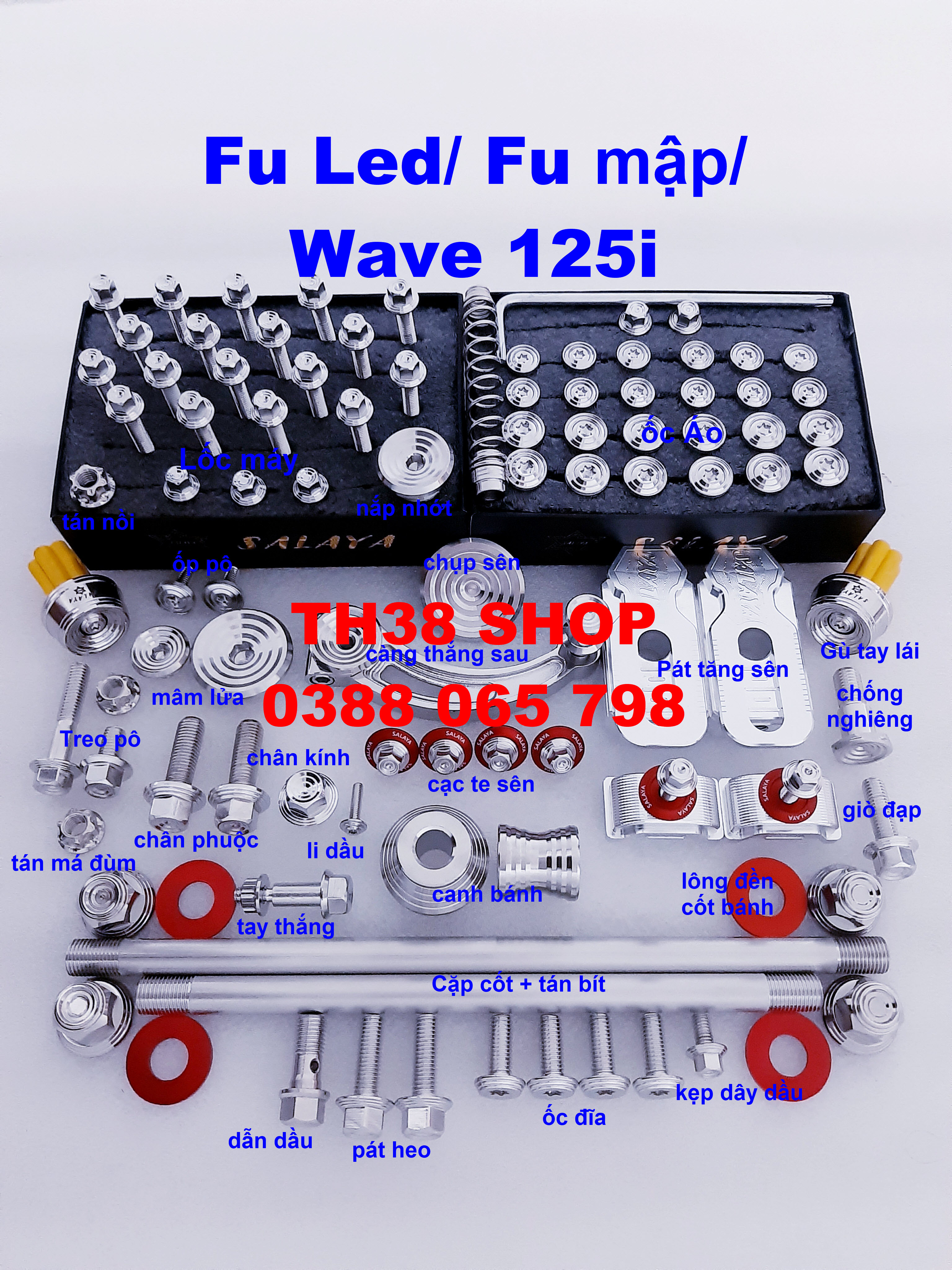full ốc salaya future led/ fu mập/ wave 125i mẫu thái/fu led [hai lựa chọn bên dưới]_giá liên hệ