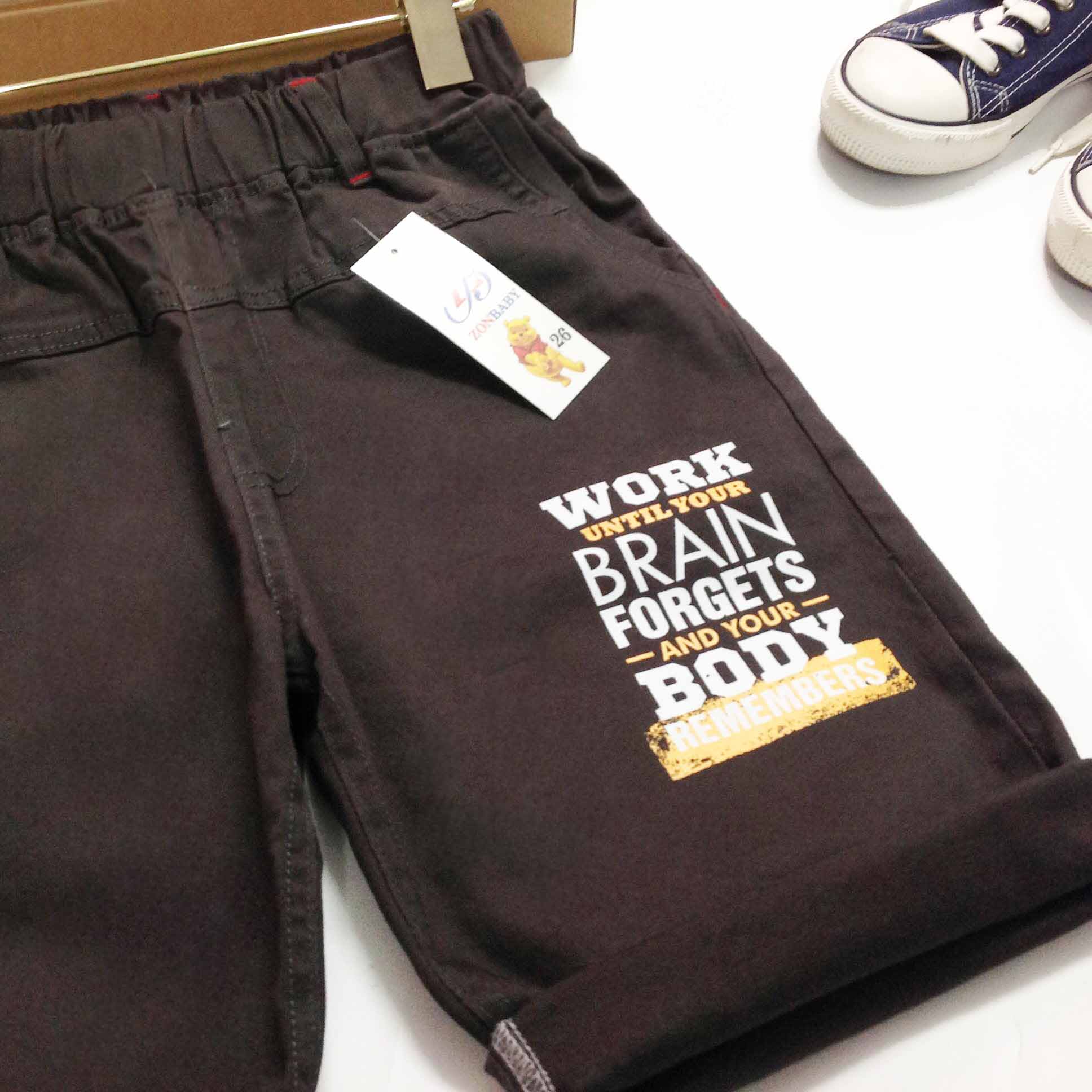 QUẦN SỌT KAKI BÉ TRAI SIZE 34-47KG