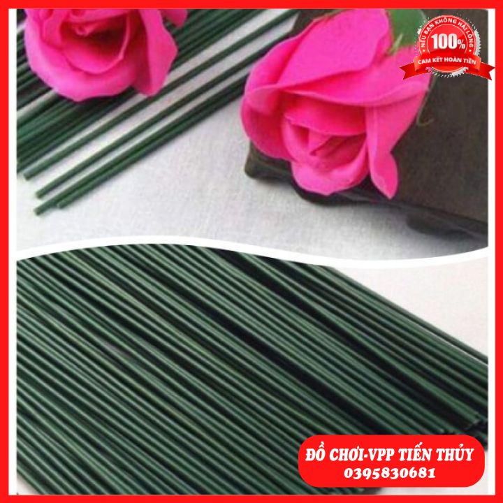 Sét 10 kẽm cành làm hoa dài 40cm, 80 kẽm bền dễ uốn dẻo
