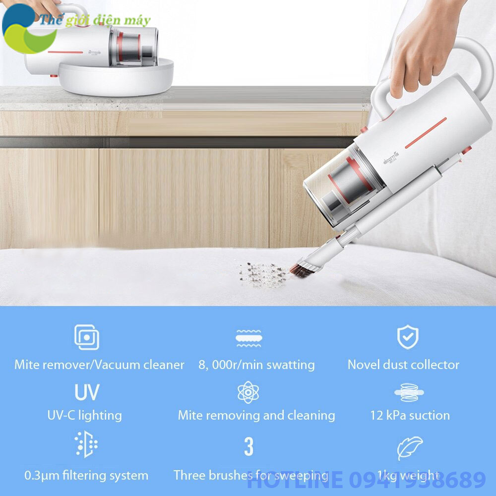 Máy hút bụi cầm tay thảm đệm đa năng Deerma CM1300 3 in 1 - Bảo hành 6 tháng - Shop Thế Giới Điện Máy