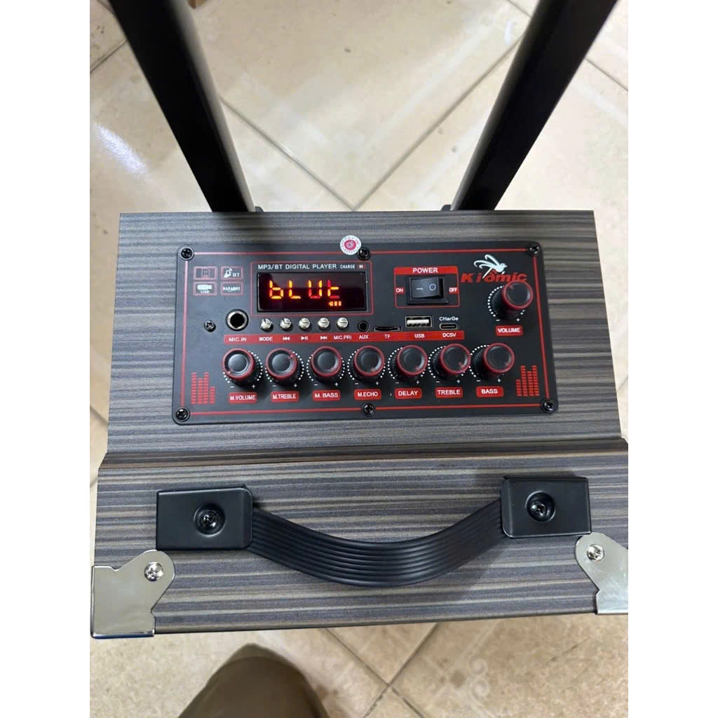 [Hoả Tốc][Tặng Micro Không Dây] Loa Kéo Karaoke Bluetooth Kiomic Q8 Pro
