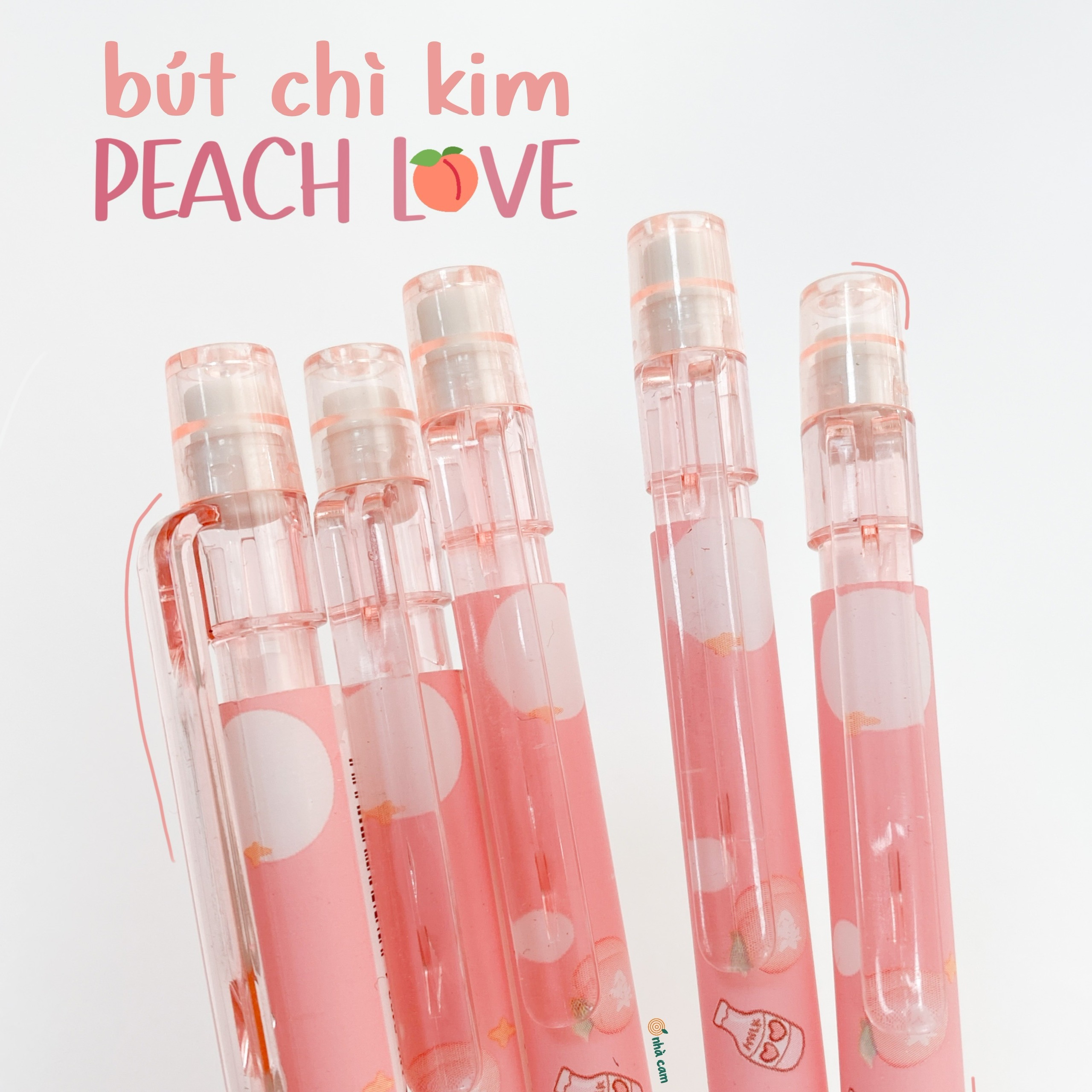 Bút Chì Kim Peach Love Nhà Cam