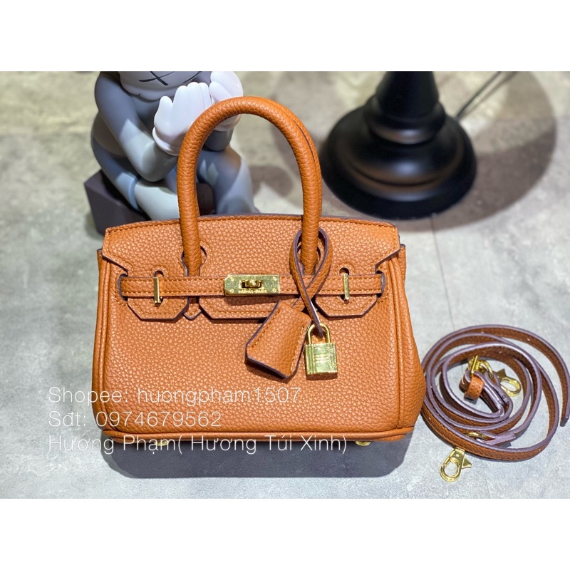 TÚI BIRKIN SIZE 20 TẶNG KÈM KHĂN QUẤN