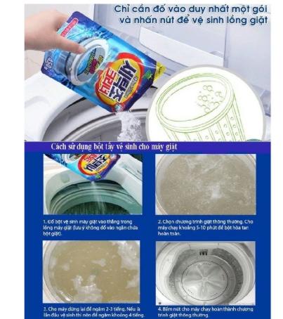 Bột Tẩy Vệ Sinh Lồng Máy Giặt
