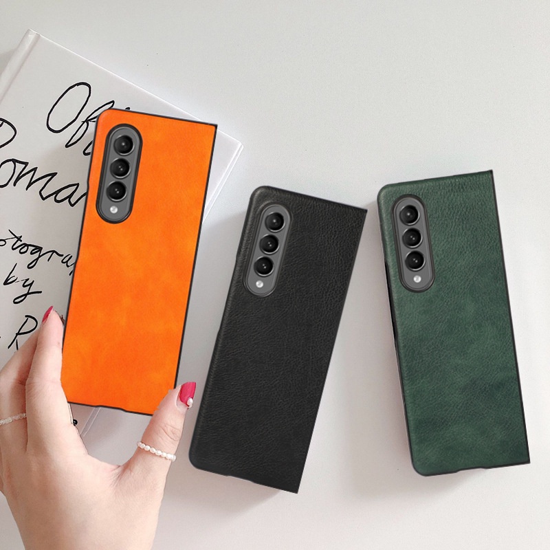Ốp Lưng Da Samsung Galaxy Z Fold 4 , Z Fold 3 5G