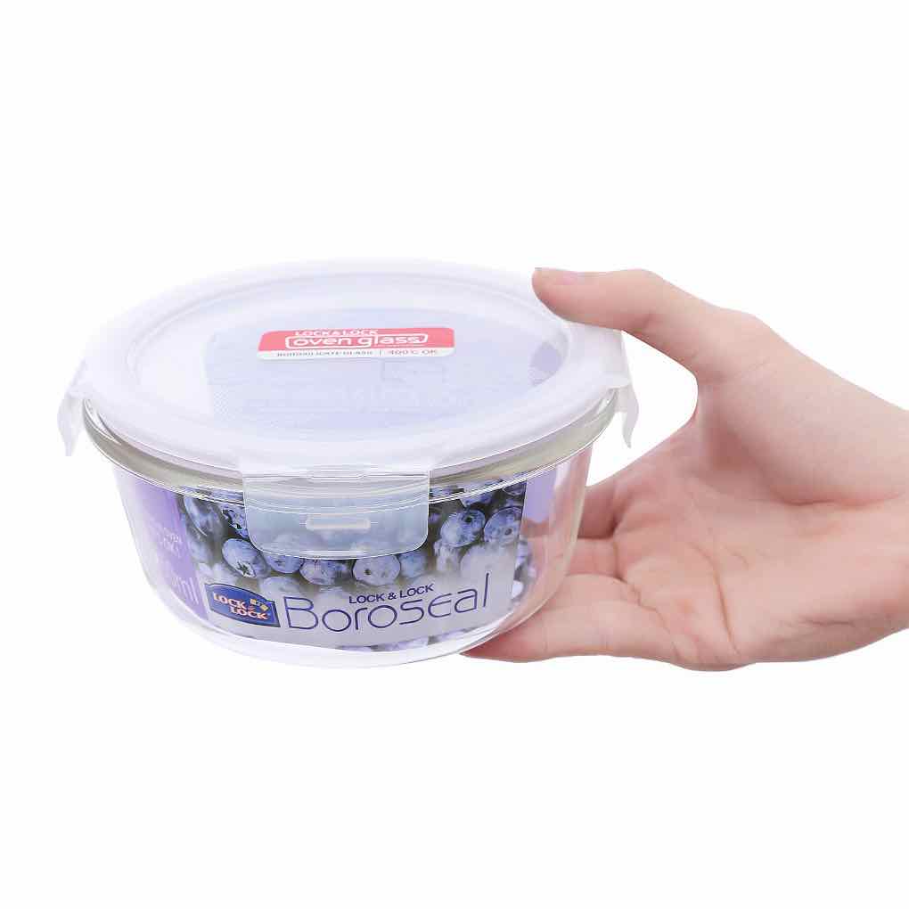 Hộp Thủy Tinh Lock & Lock 650ml Chịu Nhiệt