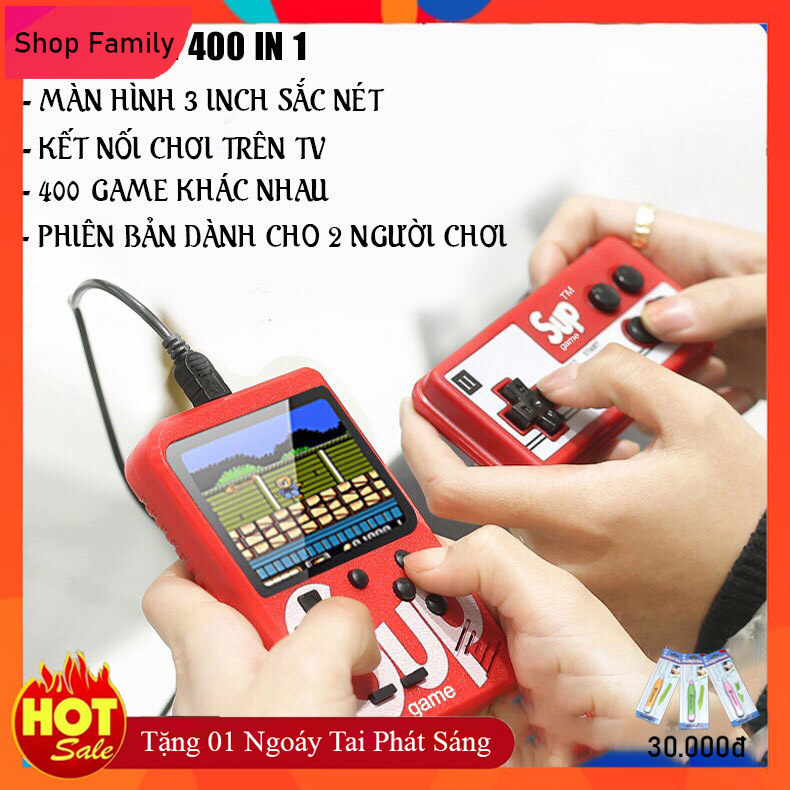 >> BÁO GIÁ 【NEW BE】BẢNG ĐIỀU KHIỂN TRÒ CHƠI CẦM TAY SUP MINI 400 TRONG 1, BẢNG ĐIỀU KHIỂN TRÒ CHƠI SUP, BẢNG ĐIỀU KHIỂN T | Shopee Lazada Sendo Tiki mới nhất 110 Máy Chơi Game Cầm Tay SUP MINI 400 in 1, 400 trò chơi khác nhau, Máy Chơi Game Sup, Máy Game Cầm Tay