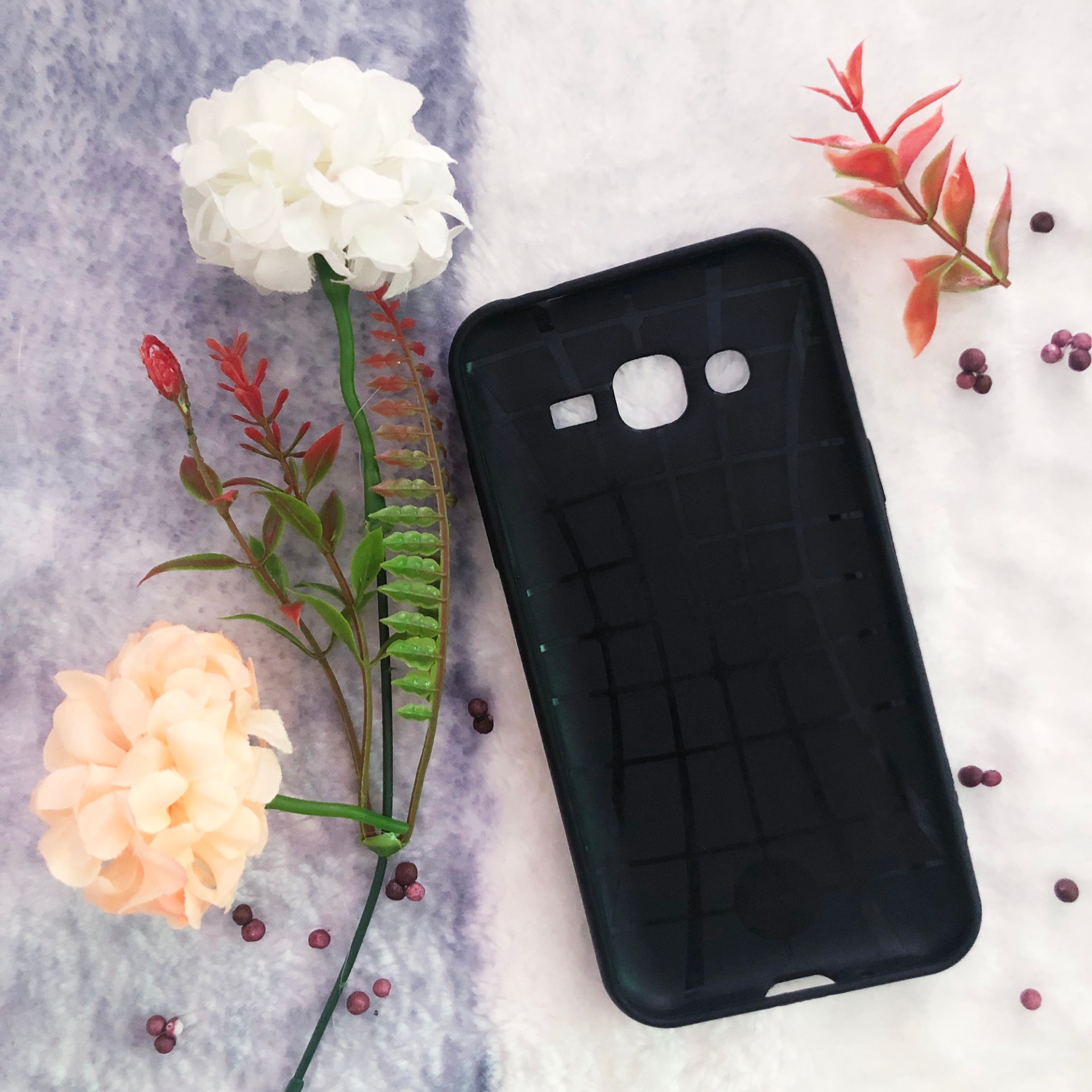 [Nhiều Mẫu] Ốp lưng dẻo Samsung J2 (Thân đen - in hình siêu cute)