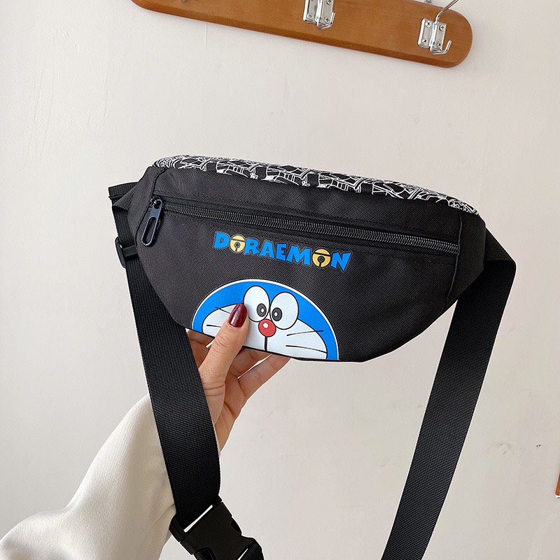 Túi Bao Tử Đen Túi Đeo Chéo Doremon Doraemon