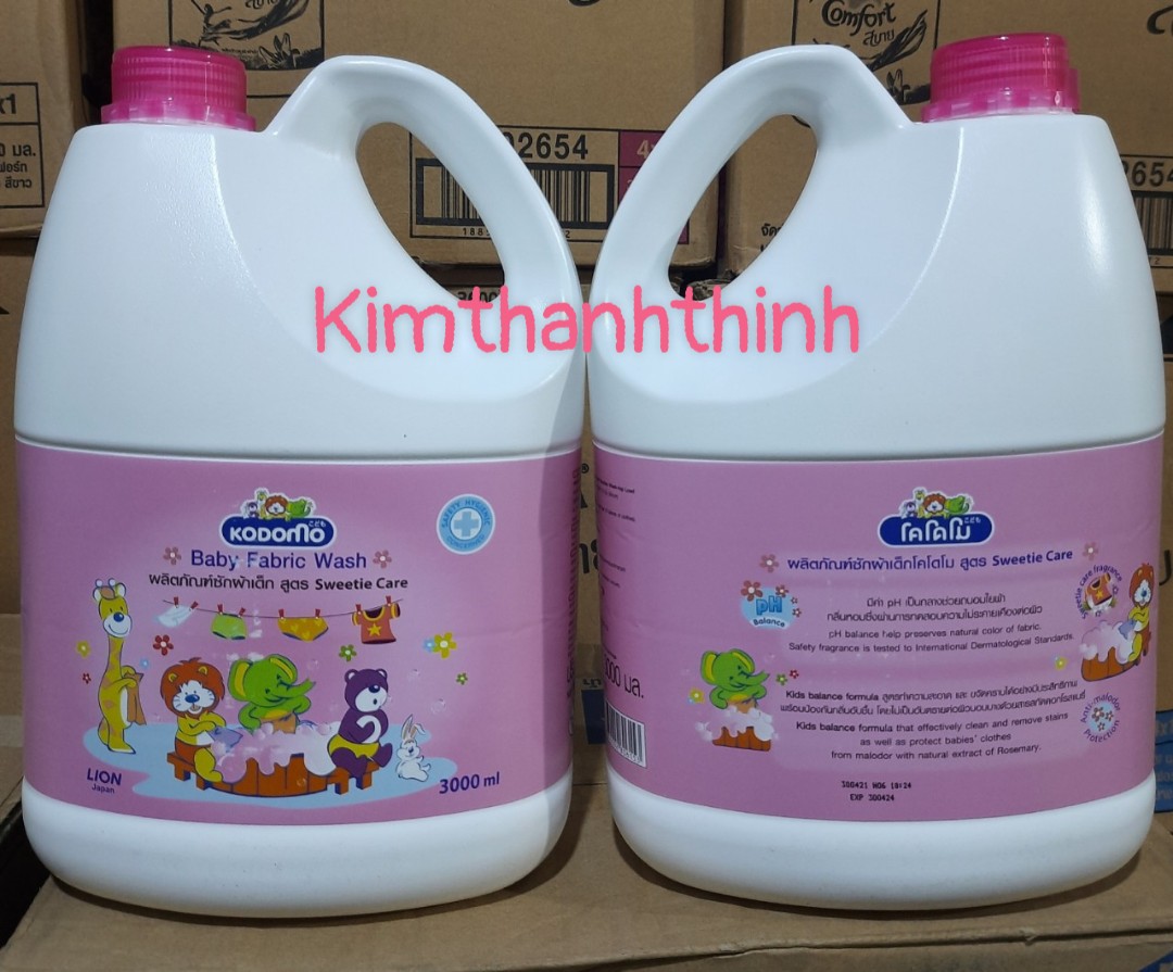 (KTT) Nước giặt KODOMO dành cho bé can 2800 ml -Thái Lan