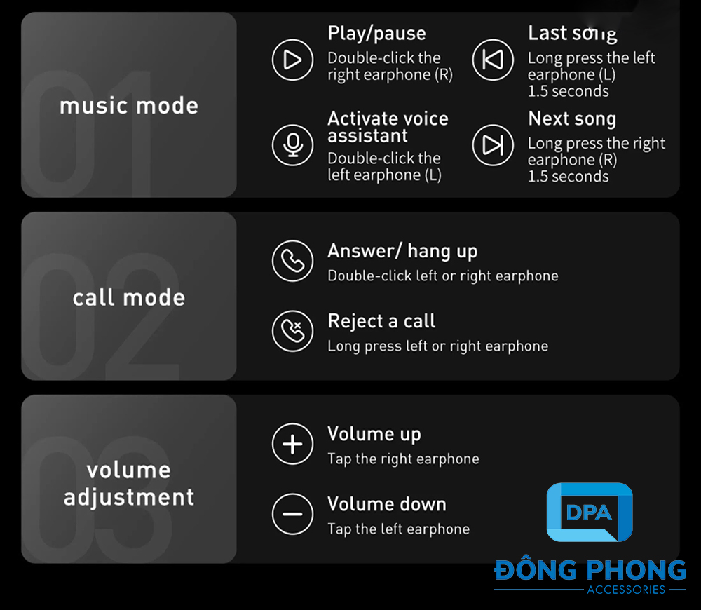 Tai Nghe Bluetooth Baseus Encok W3 True Wireless Chính Hãng ( Bluetooth 5.0, IP55, Noise reduction )