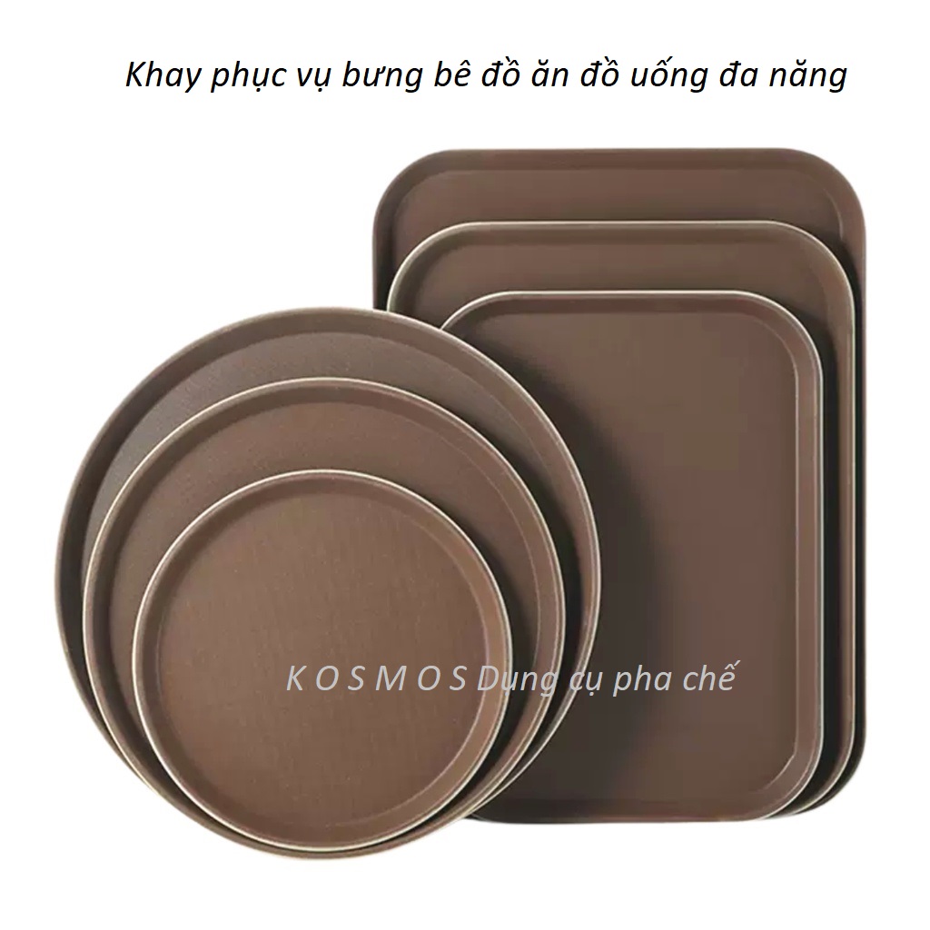 Khay Bưng Bê Phục Vụ Chống Trượt Kích Thước Như Ý !