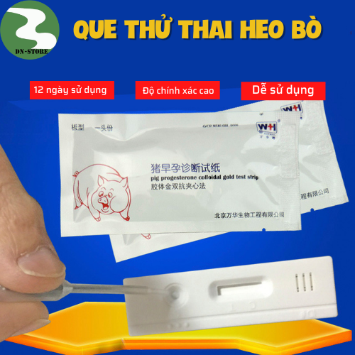 Que thử thai bò heo trâu
