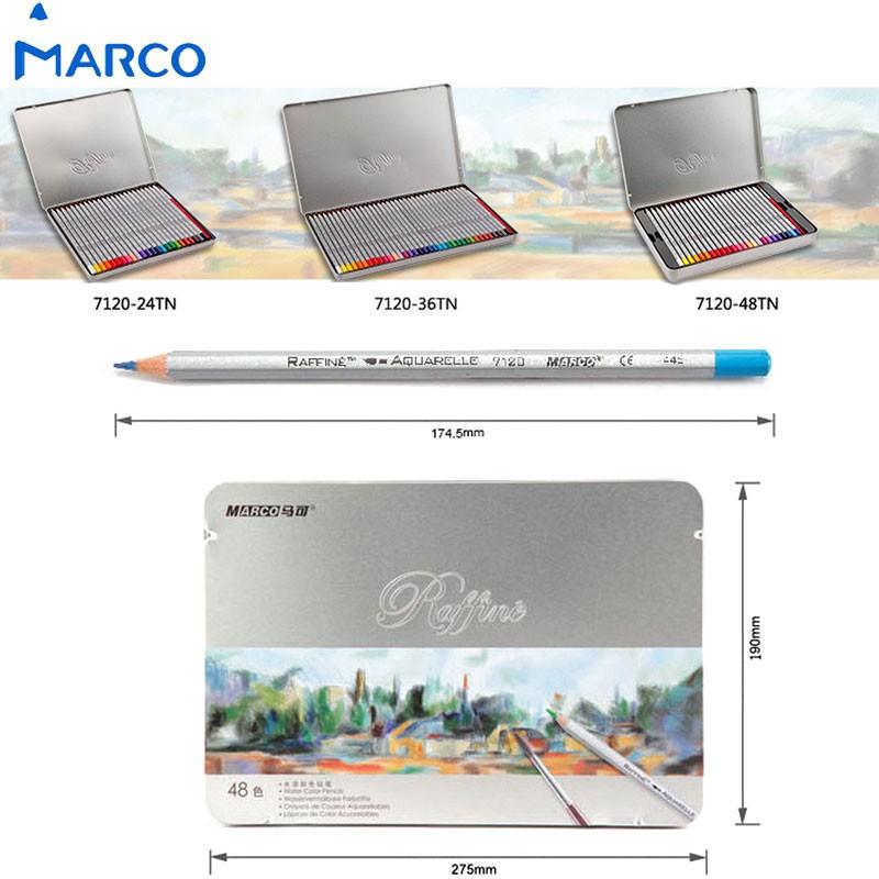 Bộ bút chì mầu nước Marco Raffine