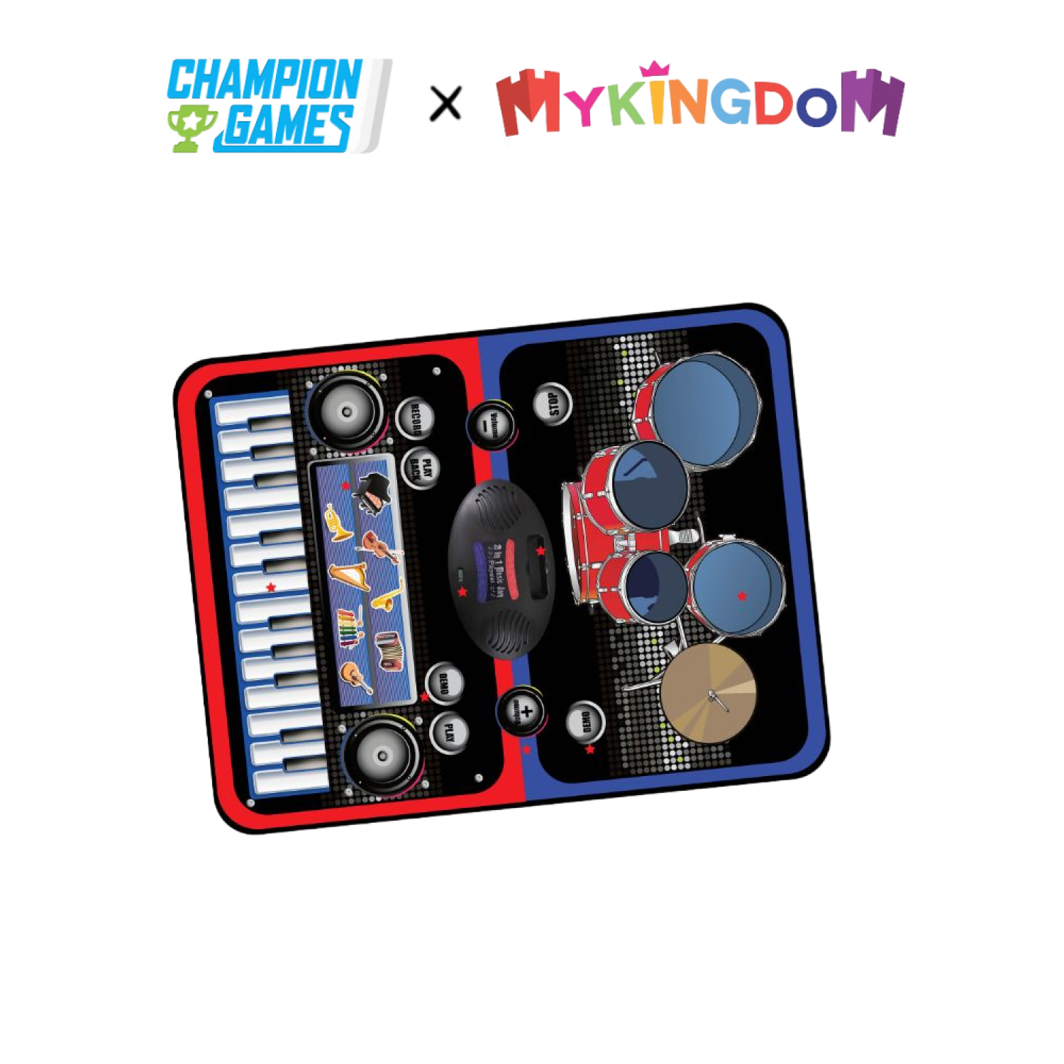 Đồ chơi champion games thảm nhạc cụ trống và đàn cpg5885