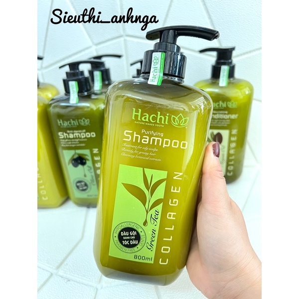 Dầu Gội/Xả Hachi 800Ml