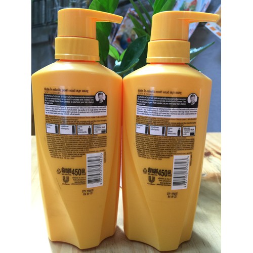 Bộ dầu gội và dầu xả Sunsilk Thái Lan 450ml (vàng)