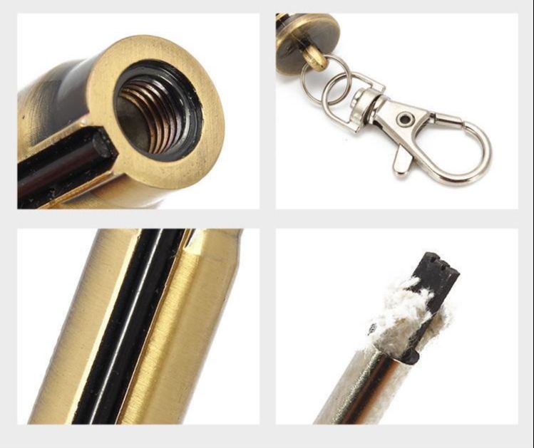 Bật Lửa Xăng Đá - Móc Khóa Độc lạ (KHÔNG XĂNG)