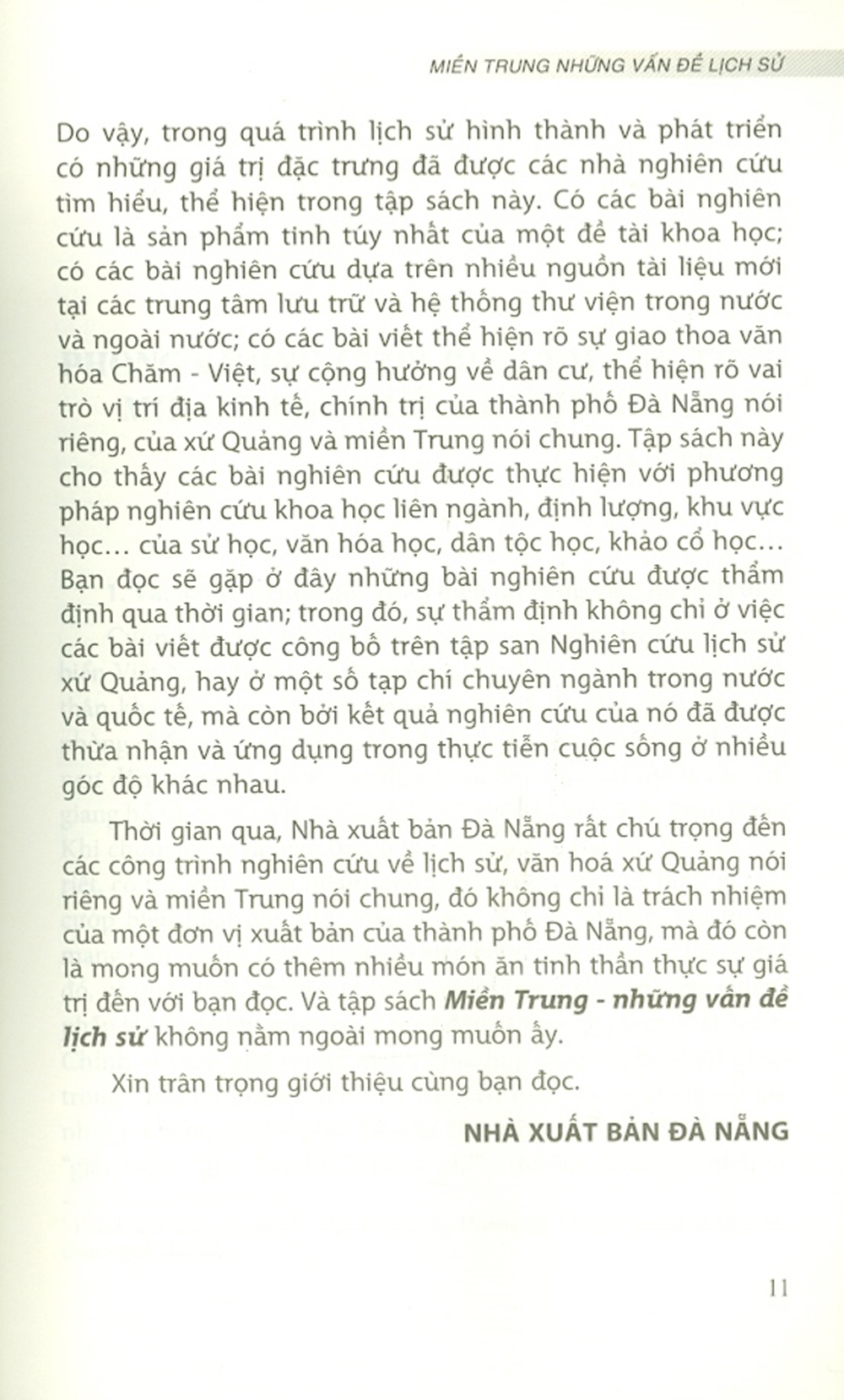 Miền Trung - Những Vấn Đề Lịch Sử