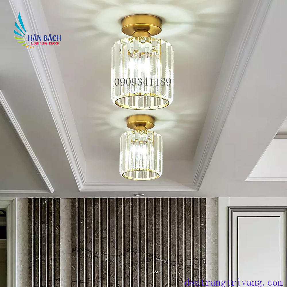 [HCM]Đèn LED pha lê siêu sáng 220V tiết kiệm năng lượng dùng trong phòng ăn phòng khách hành lang