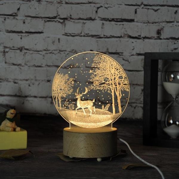 Đèn trang trí LED 3D