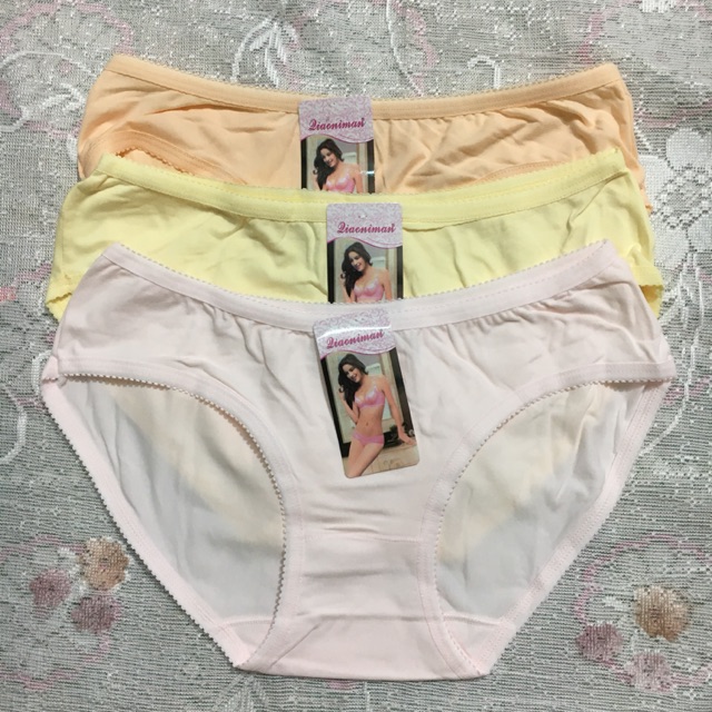 Set 10 Quần lót nữ cotton, quần lót học sinh, chíp nữ cotton chất mền xuất Thái