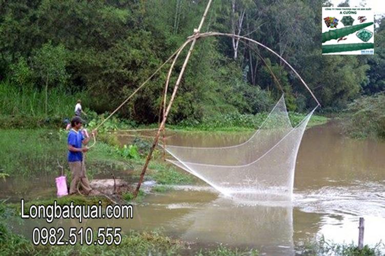 Lưới vó kéo cá - Vó 4m