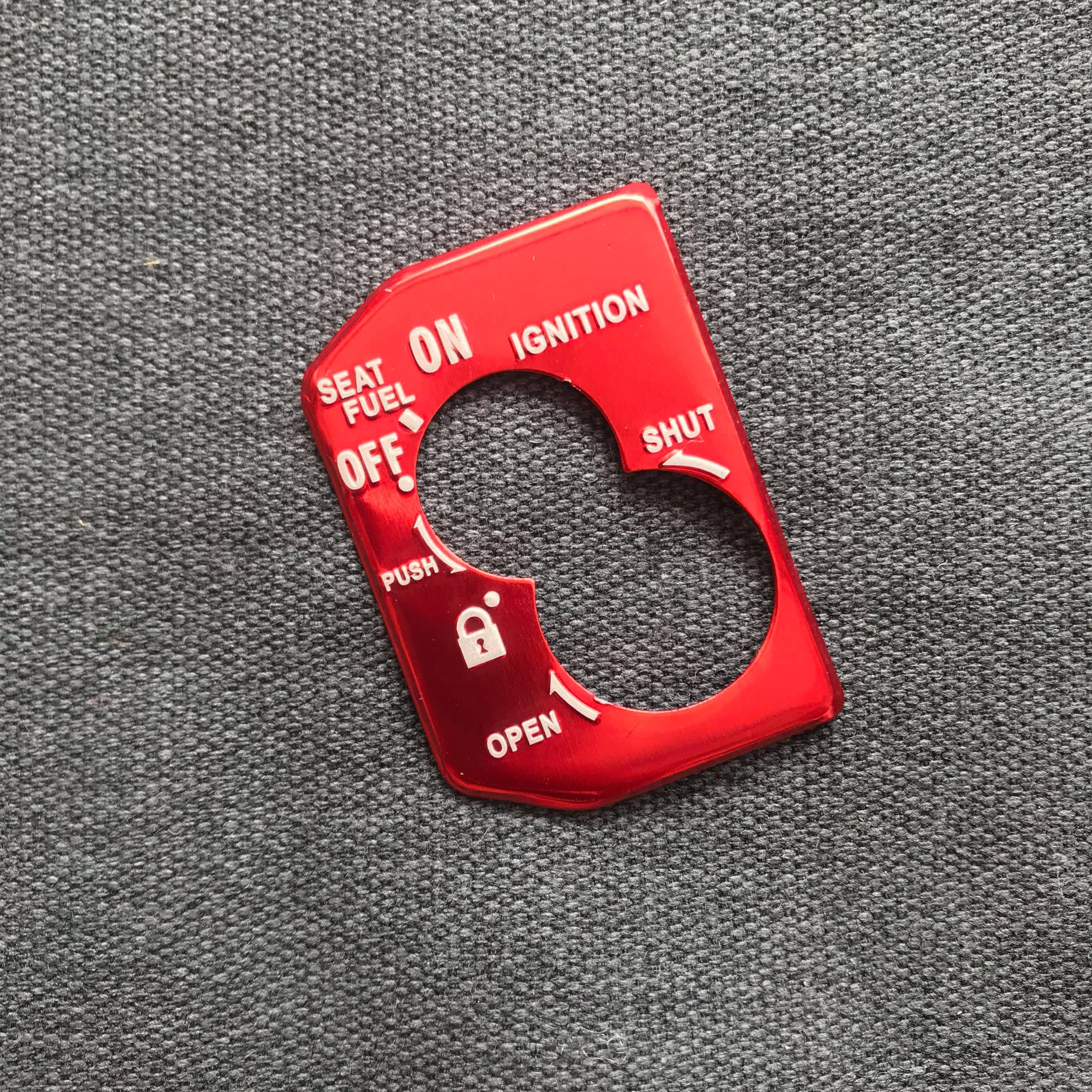 Tem Nhôm dán ổ khóa Click,Vario các đời (MÀU ĐỎ)