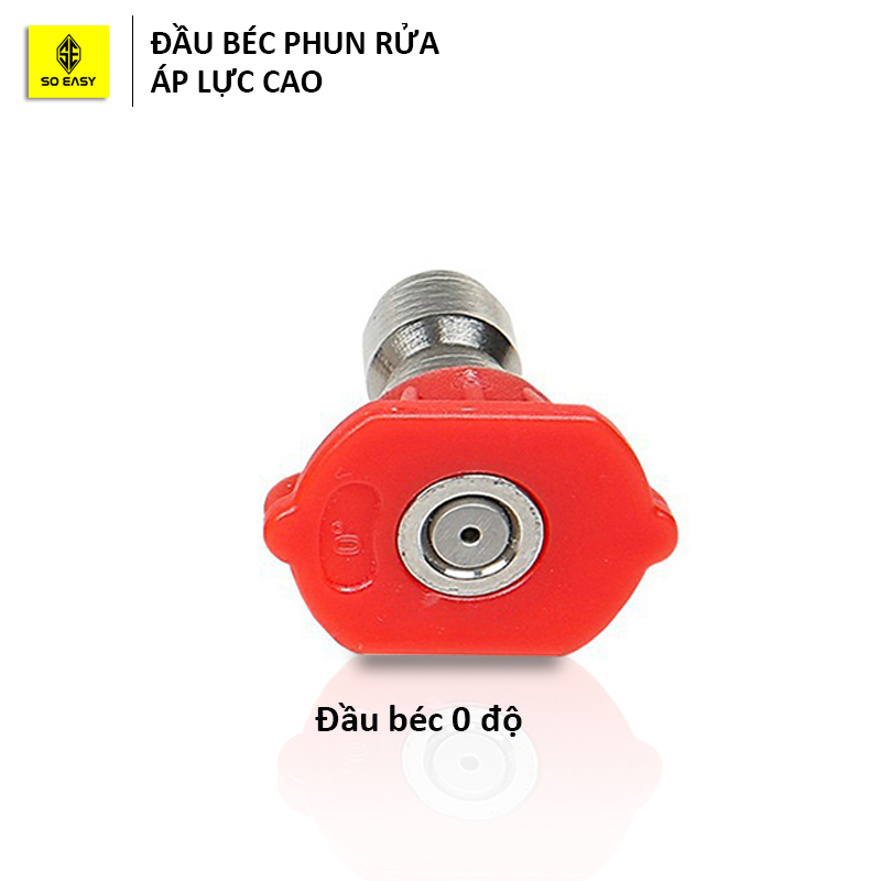 Béc mỏ xịt xịt rửa xe, béc bông các góc gắn đầu vòi xịt máy rửa xe công suất cao Ren nối nhanh 1/4 inch C0004-43