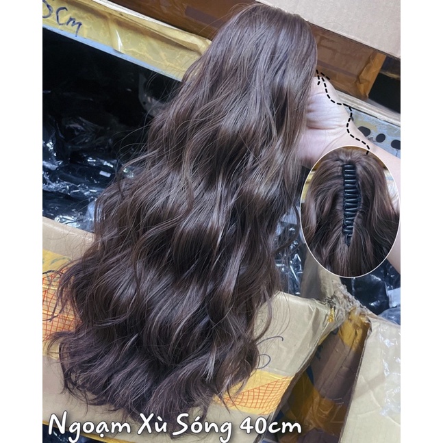 tóc giả ngoặm xù ngắn 😍FREESHIP❤️ 40cm