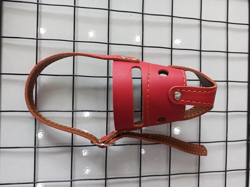 [ Siêu rẻ ] Rọ mõm da cho chó  chống cắn, chống sủa-Aralepetshop