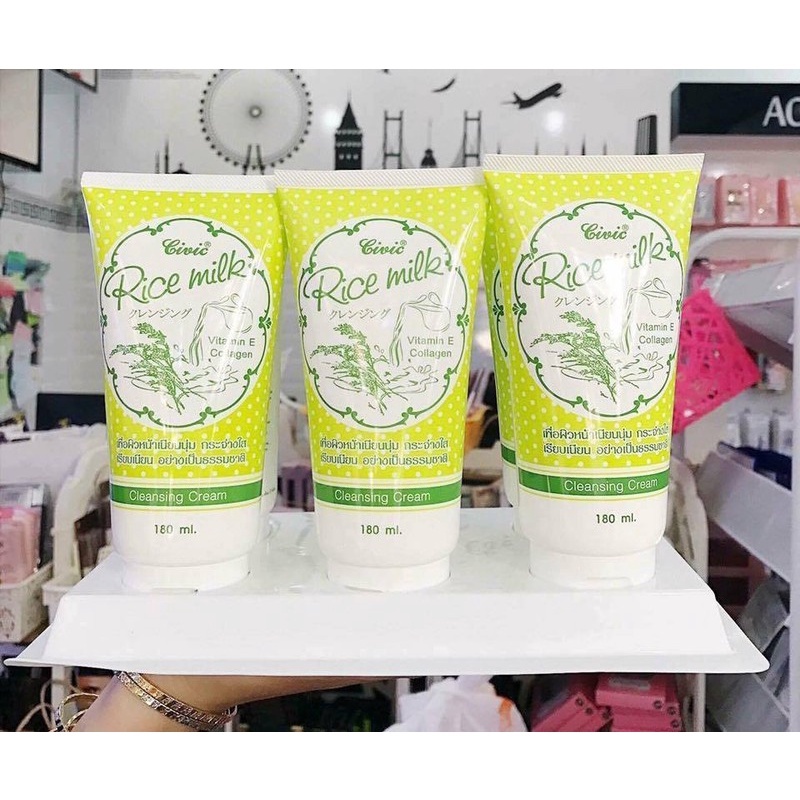 ( CHÍNH HÃNG ) Sữa rửa mặt gạo Civic Rice milk Thái Lan 180ml