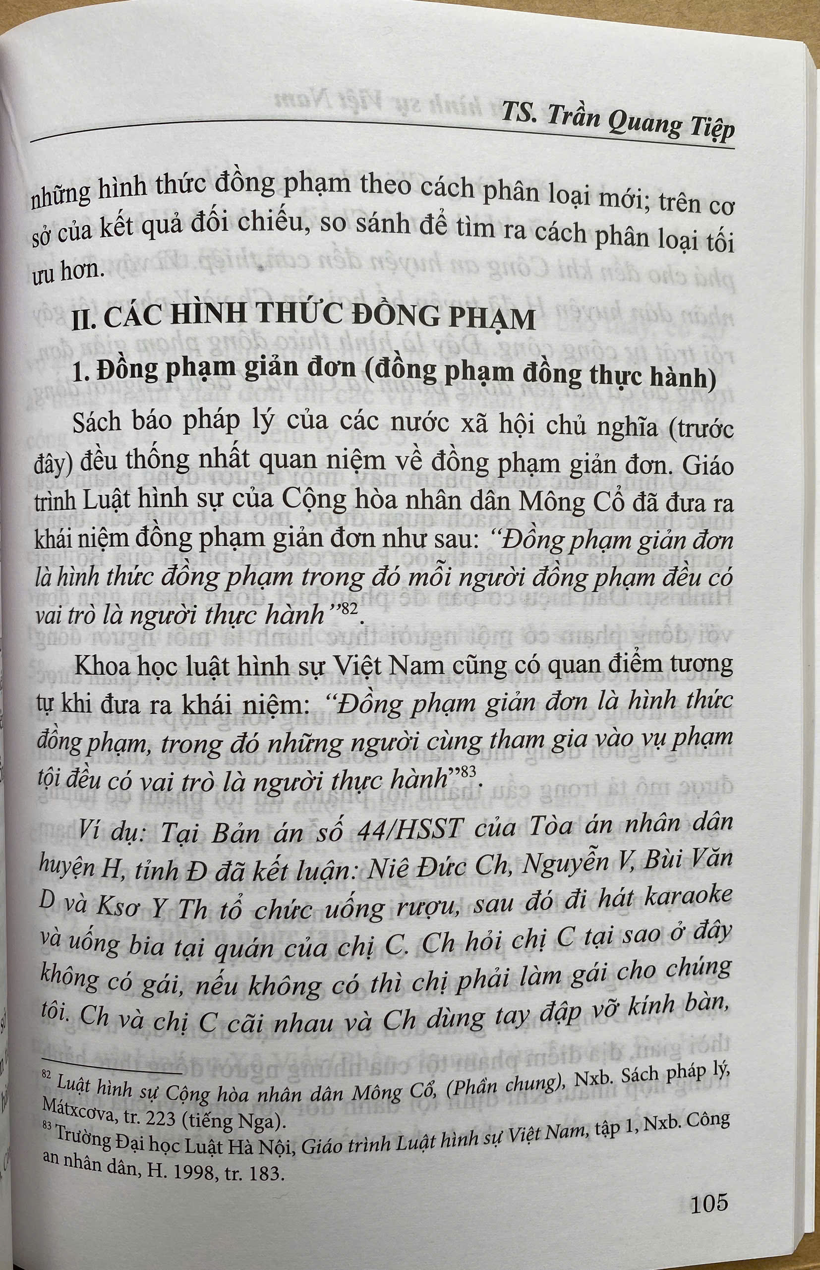 Đồng Phạm Trong Luật Hình Sự Việt Nam