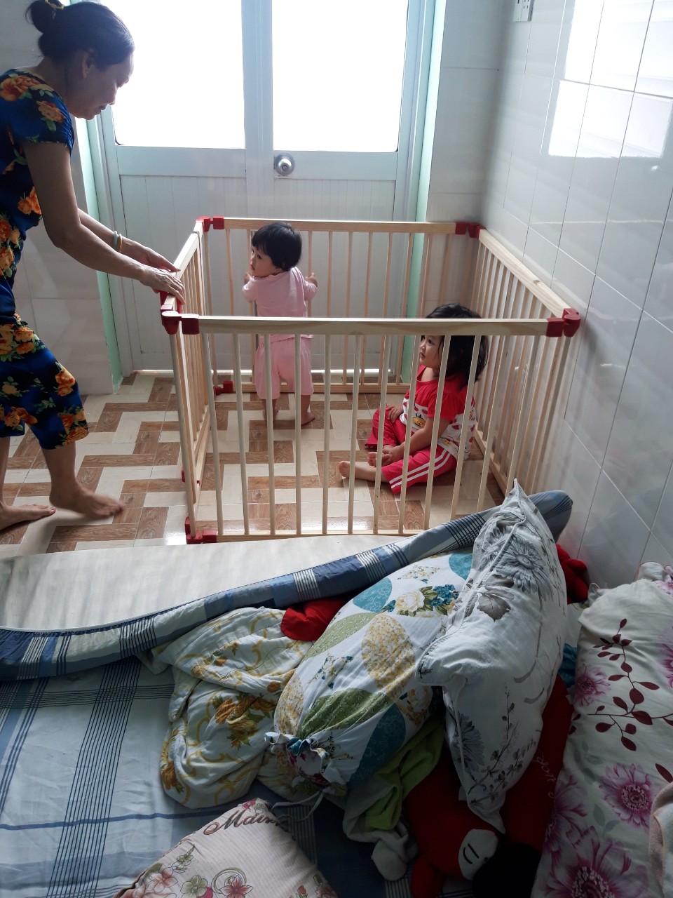 Cũi 3d Playpen 4 cánh