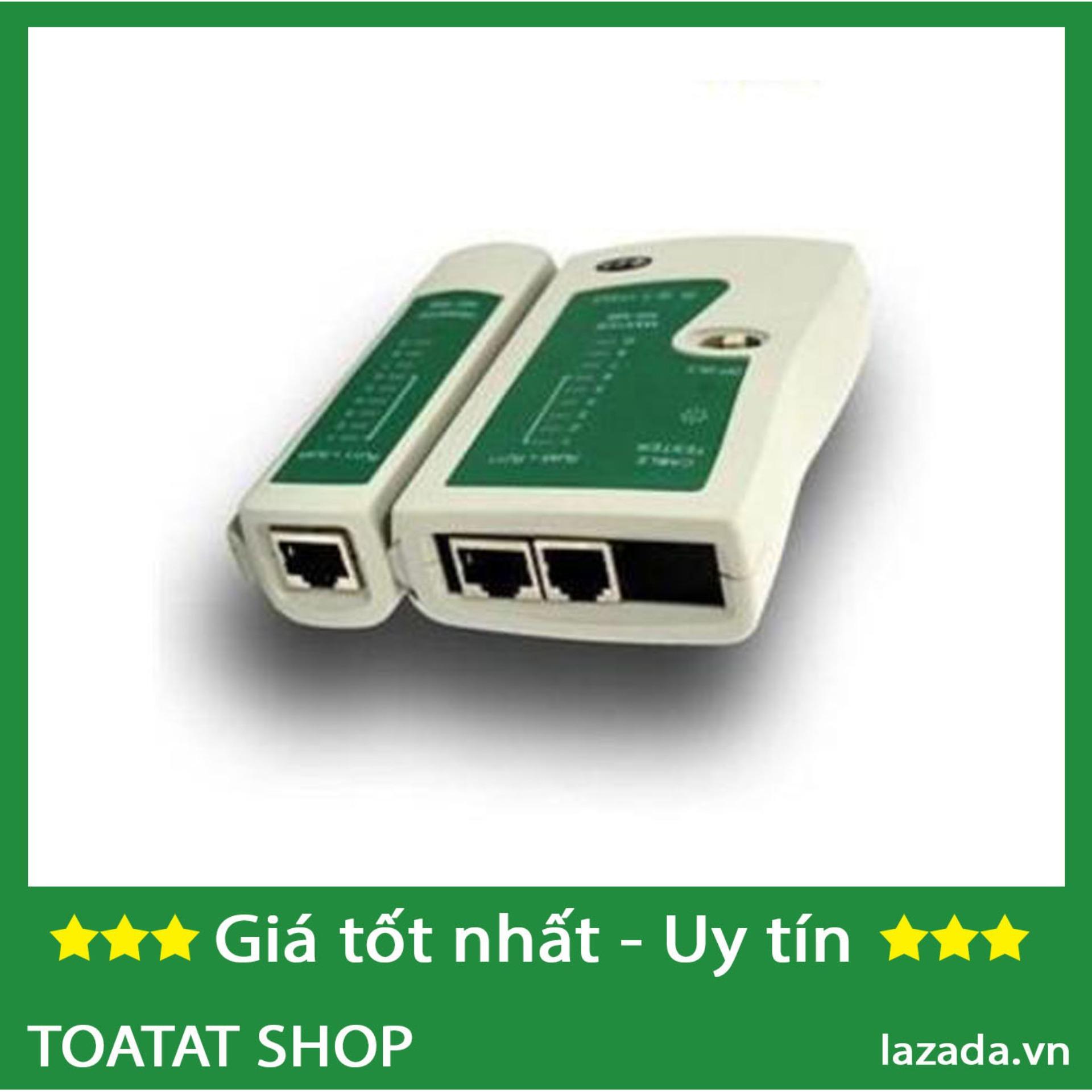 Hộp test mạng đa năng China RJ11/45 (Trắng phối xanh)