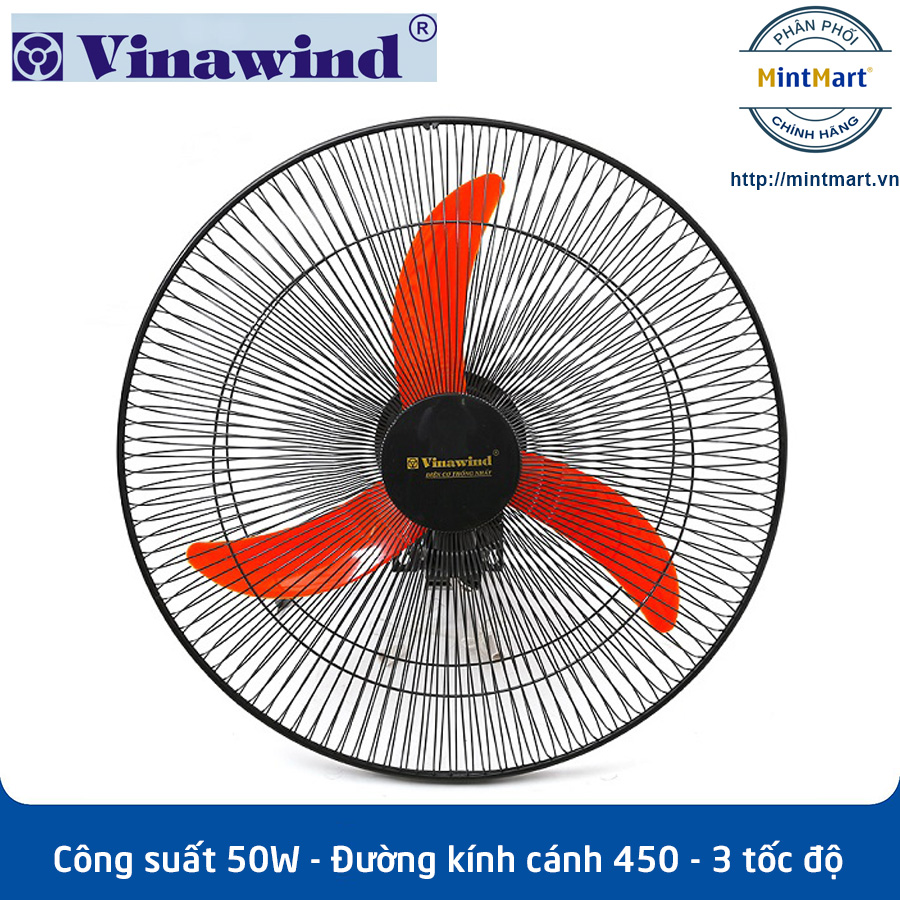 Quạt treo tường Vinawind QTT450-ĐM