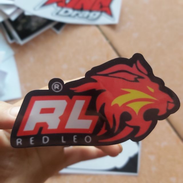 Combo 2 Tem Sticker Dán Xe Red Leo Giá Rẻ