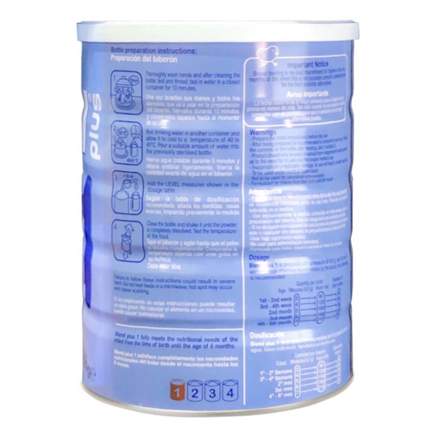 Sữa Blemil Số 1 800G