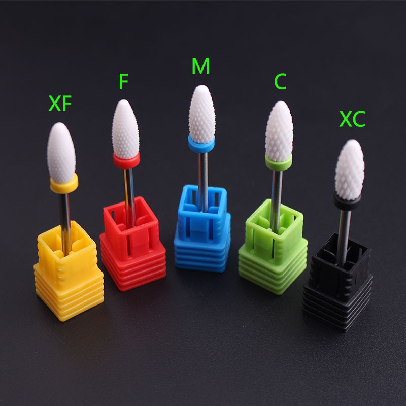 Đầu mài sứ dạng parabol lắp máy mài móng cực tốt