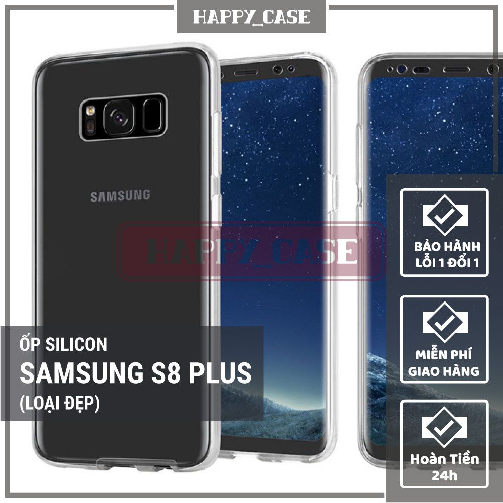 Ốp Lưng Điện Thoại Samsung S8 Plus Thin Transparent Silicon