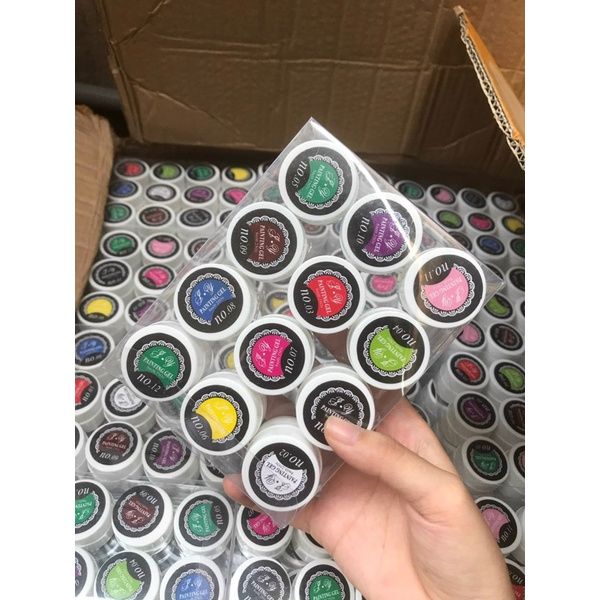 Sét gel vẽ nail 12 màu lên màu đẹp